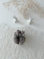 0-3 Months Angora Bunny Booties – Baby Alpaca, Genuine Fur Pom Poms - Image 8
