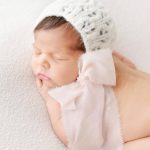 Hand Knitted Baby Alpaca Hat – Cream Newborn Photo Prop