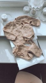 Merino Baby Knit Set – Beige Sweater, Pants & Elf Bonnet - Image 5