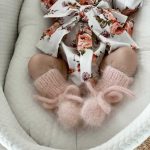 Pale Pink Angora Baby Booties – Newborn to 12 Months