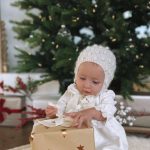 Hand-Knitted Royal Baby Alpaca Bonnet - Cream Sitter Photo Prop