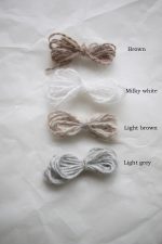 Baby bunny bonnet and booties - Set of 2 - Photography props baby - Image 9