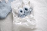 Angora Baby Booties – Newborn with Angel Wings - Image 7