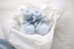 Angora Baby Booties – Newborn with Angel Wings - Image 8