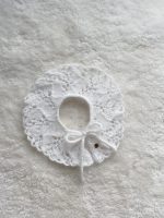 Angora Knitted Baby Collar - White, Fits 6-24 Months - Image 4