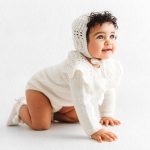 Long sleeve romper and bonnet - Set of 2 - Baby girl prop - Photo prop - Baby photo prop - Baby girl - Baby girl - Baby girl outfit - Yellow - Image 7