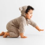 Alpaca Knit Baby Romper and Bonnet Set – Unisex Outfit