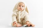 Baby Alpaca Knit Bunny Set – Romper, Bonnet & Carrot Toy