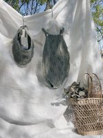 Cotton Knit Baby Romper and Bonnet Set – Sleeveless Summer Outfit - Image 7