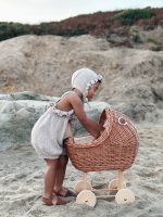 Baby Alpaca Romper and Bonnet Set – Cream Knit Outfit - Image 9