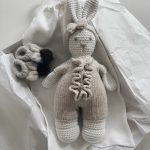 Crochet Bunny Toy – Merino Wool Cuddle Keepsake, Baby Gift