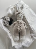 Crochet Bunny Toy – Merino Wool Cuddle Keepsake, Baby Gift