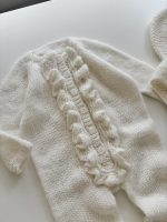 Baby Romper and Bunny Bonnet Set – Merino Mohair Knit Outfit - Image 6