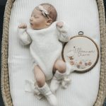 Baby Alpaca Knit Romper Set – Newborn Photo Prop, Cream Bonnet & Socks