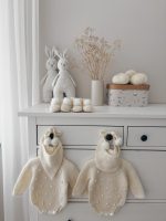 Merino Wool Baby Outfit – Popcorn Romper, Booties & Bonnet Set - Image 3