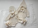 Merino Wool Baby Romper Set – Newborn Outfit with Bonnet & Booties - Image 7
