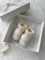 Merino Wool Baby Romper Set – Newborn Outfit with Bonnet & Booties - Image 5