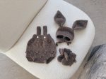 Baby romper bunny bonnet and booties - Set of 3 - Photography props - Image 3