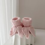 Baby booties with angel wings - Photography props