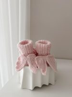 Baby booties with angel wings - Photography props