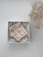 Hand Crochet Flower Baby Bonnet – Cream Cotton, 0-6 Months - Image 7
