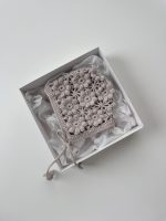 Crochet Flower Baby Bonnet – Hand-knit Cotton Bonnet, 0-6 Months - Image 4