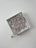 Crochet Flower Baby Bonnet – Hand-knit Cotton Bonnet, 0-6 Months - Image 2