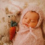 Hand Knitted Alpaca Carrot – Newborn Photo Prop, Baby Toy - Image 4