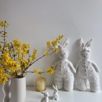 Crochet Bunny Toy - Merino Wool, Popcorn Romper