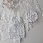 Cotton Baby Romper and Bonnet Set – Sleeveless Summer Outfit
