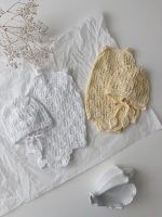 Cotton Baby Romper and Bonnet Set – Sleeveless Summer Outfit - Image 7