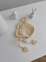 Baby girl romper and bonnet - Set of 2 - Summer set - Yellow color outfit - Image 8