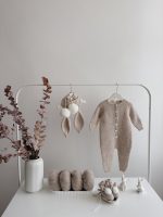 Alpaca Knit Bunny Romper Set – Easter Bonnet and Booties - Image 8