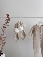 Alpaca Knit Bunny Romper Set – Easter Bonnet and Booties - Image 9