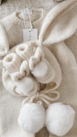 Alpaca Knit Bunny Romper Set – Baby Easter Outfit - Image 7