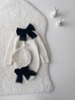 Baby Alpaca Knit Romper Set – Newborn Photo Props - Image 4
