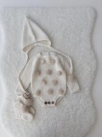 Long sleeve romper and bonnet - Set of 2 - Baby boy prop - Photo props - Baby photo prop - Baby boy - Baby outfit - Brown - Image 3