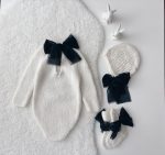 Baby Alpaca Knit Romper Set – Newborn Photo Props