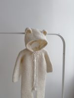 Baby Alpaca Knit Romper with Hood –  Bear Romper - Image 7