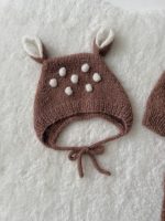 Deer Romper and Bonnet Set – Baby Christmas Outfit - Image 10