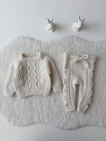 Sweater & Pants Cable Knit Baby Outfit