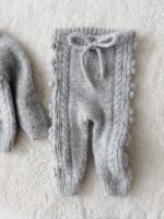 0-3 months Sweater & Pants Cable Knit Baby Outfit - Image 9