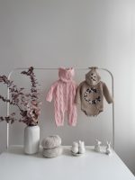 Merino Baby Romper and Bonnet Set – Embroidery - Image 12