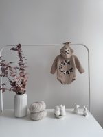 Merino Baby Romper and Bonnet Set – Embroidery - Image 11