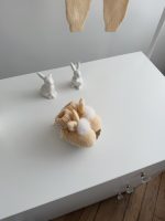 Knit Alpaca Baby Bunny Outfit – Bonnet & Booties Set - Image 10