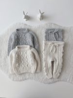 Sweater & Pants Cable Knit Baby Outfit - Image 8
