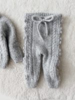 0-3 months Sweater & Pants Cable Knit Baby Outfit - Image 4