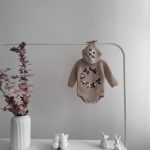 Merino Baby Romper and Bonnet Set – Embroidery