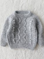 0-3 months Sweater & Pants Cable Knit Baby Outfit - Image 7