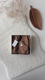 Hand Knitted Merino Baby Romper and Socks with Ducks - Image 15